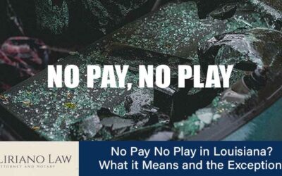 No Pay No Play in Louisiana? What it Means and the Exceptions